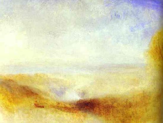 J.M.W. Turner Landscape with River and a Bay in Background. Spain oil painting art
